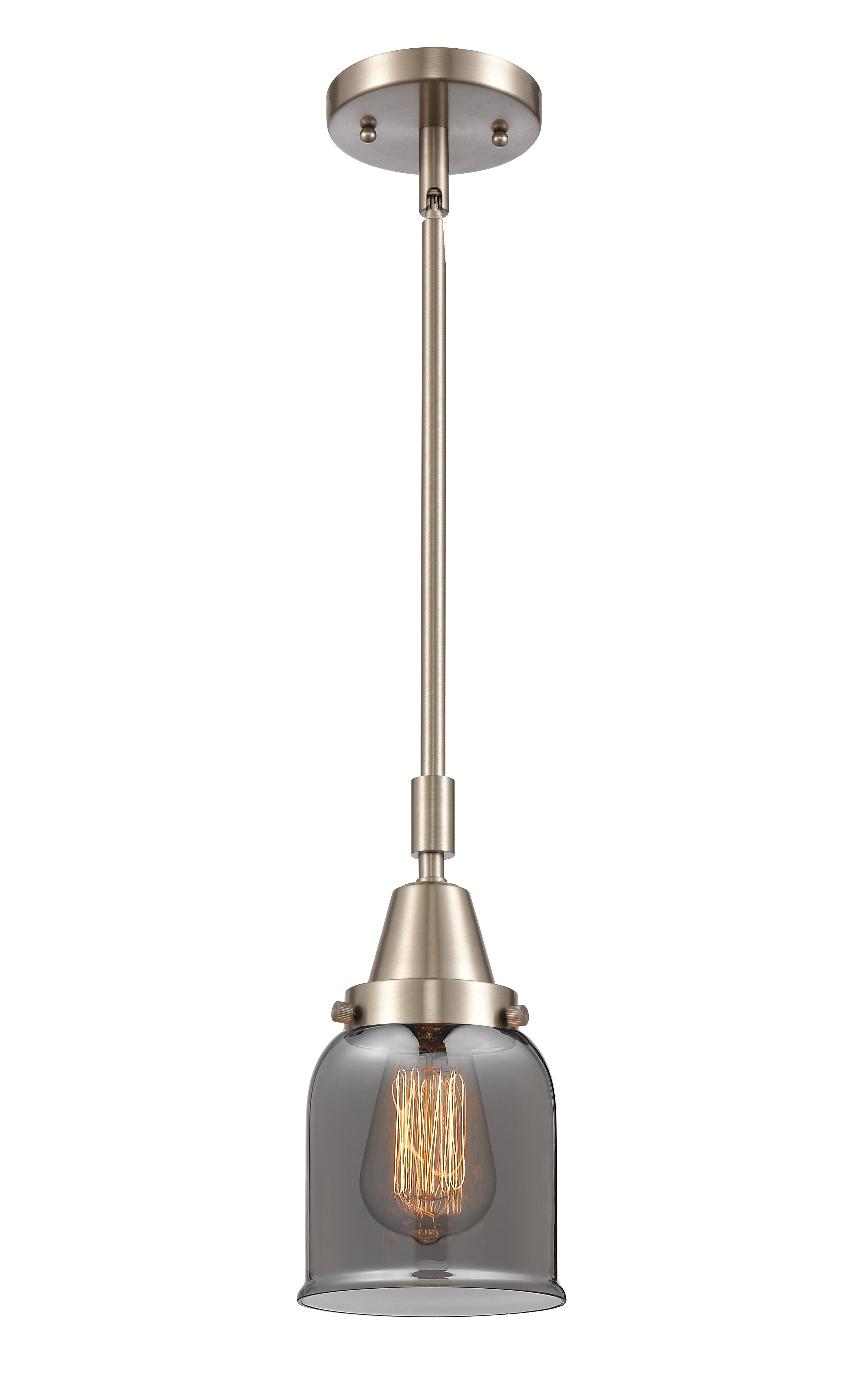 Caden Mini Pendant Antique Brass Glass