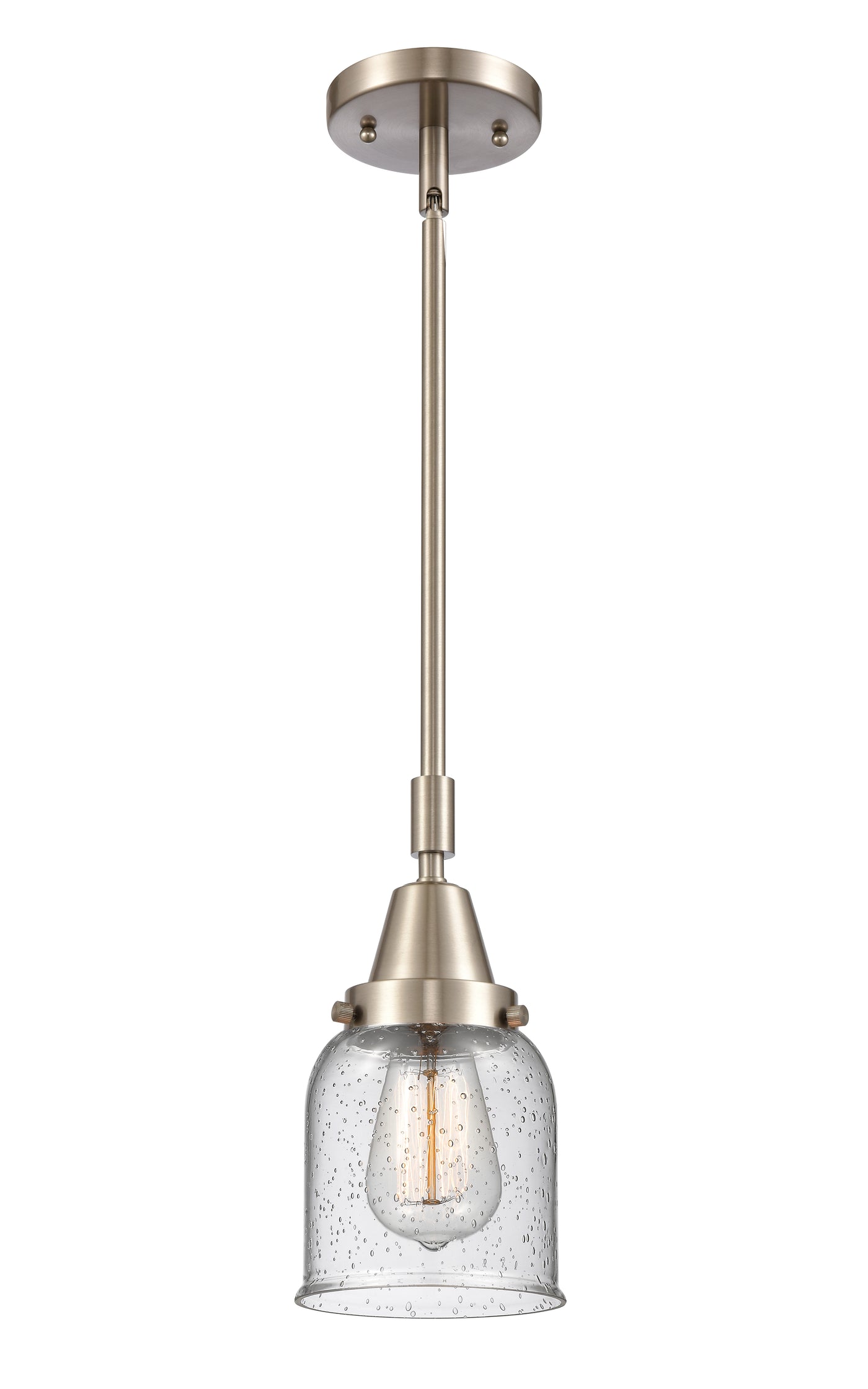 Caden Mini Pendant Antique Brass Glass