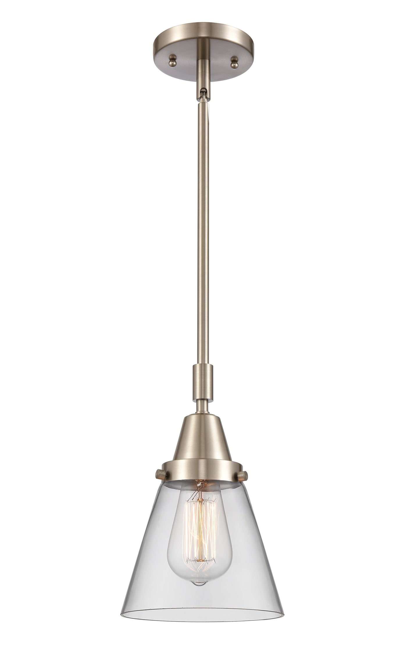 Caden Mini Pendant Antique Brass Glass