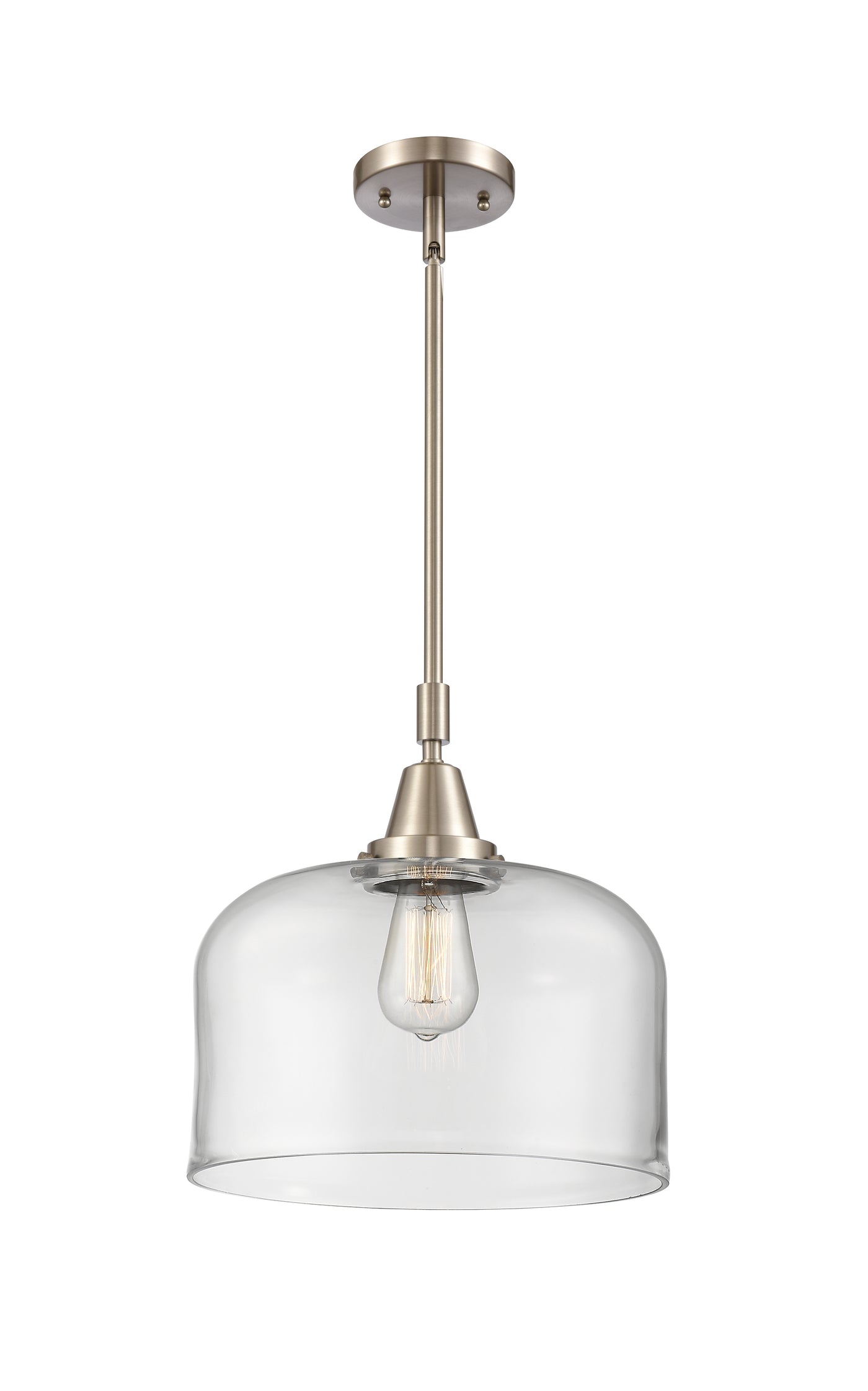 Caden Mini Pendant Antique Brass Glass
