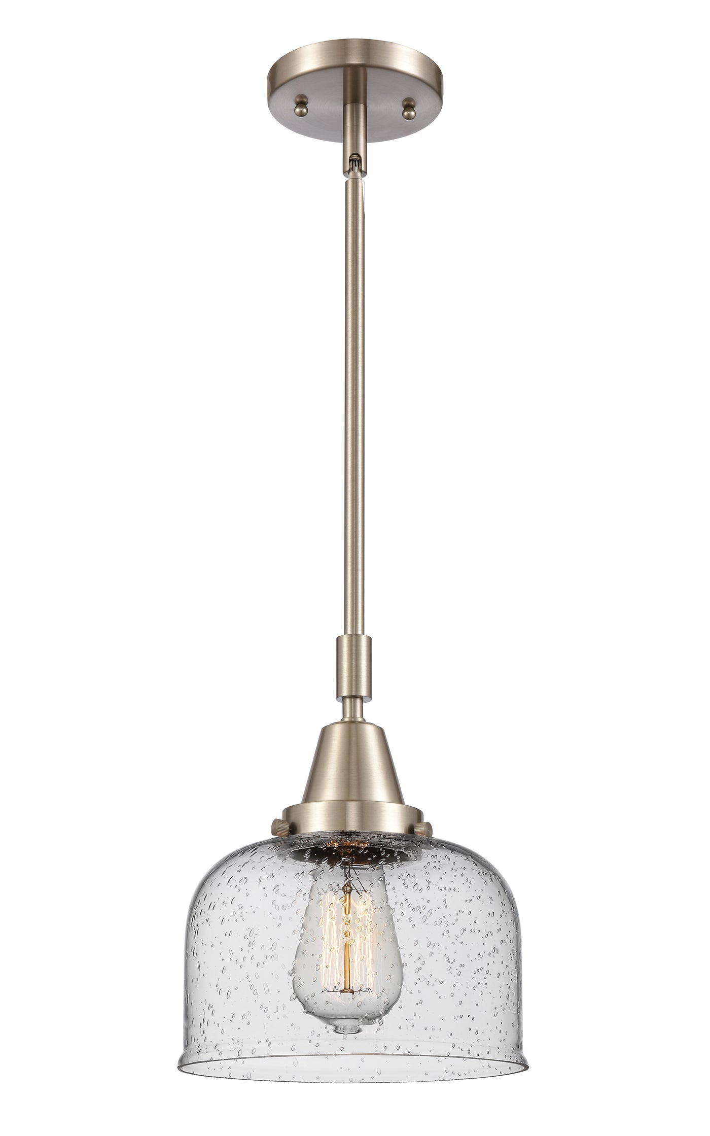 Caden Mini Pendant Antique Brass Glass Steel