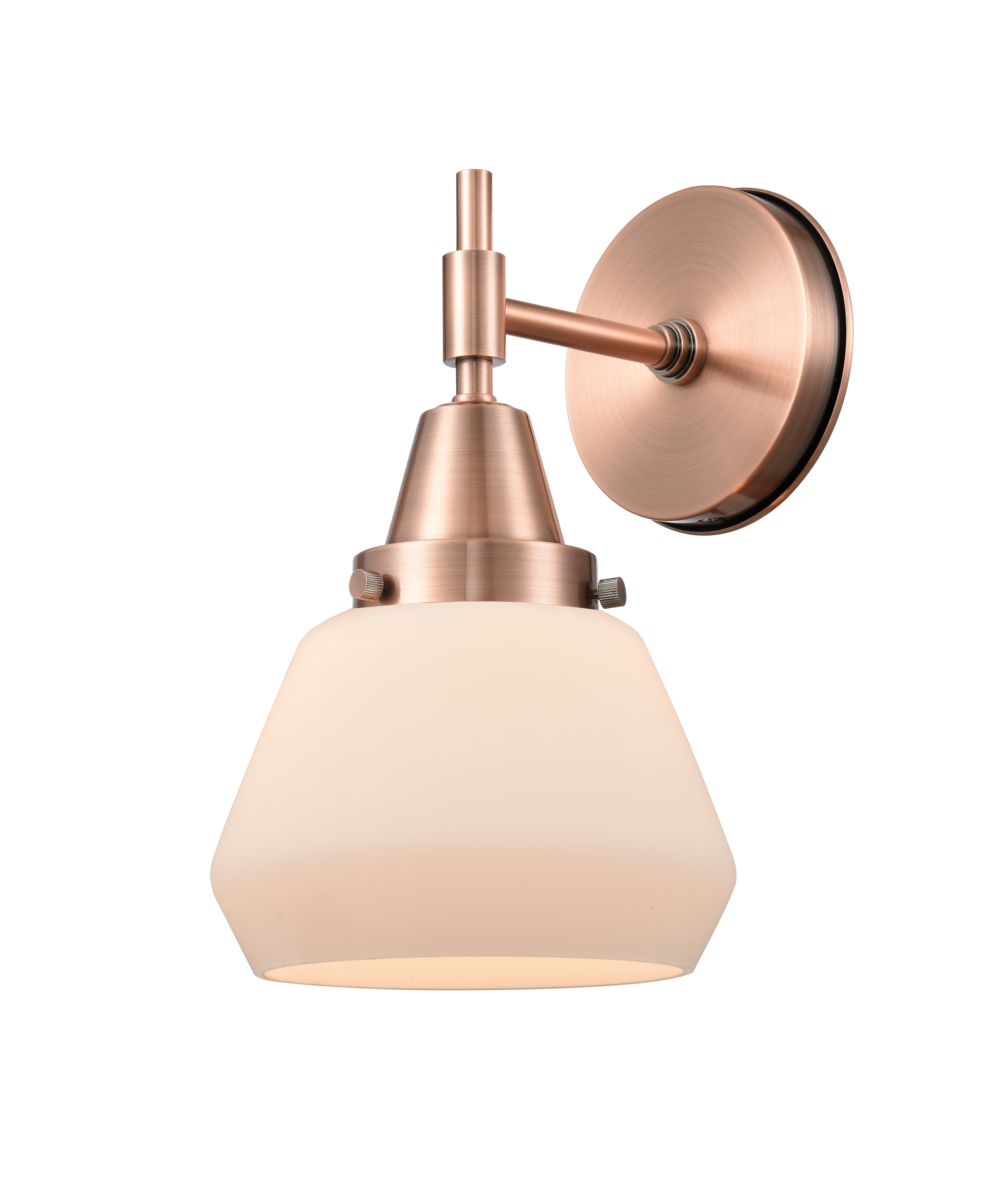 Caden Sconce Glass Steel 14 Inch
