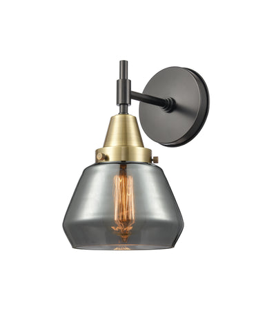 Caden Sconce Glass Steel 14 Inch