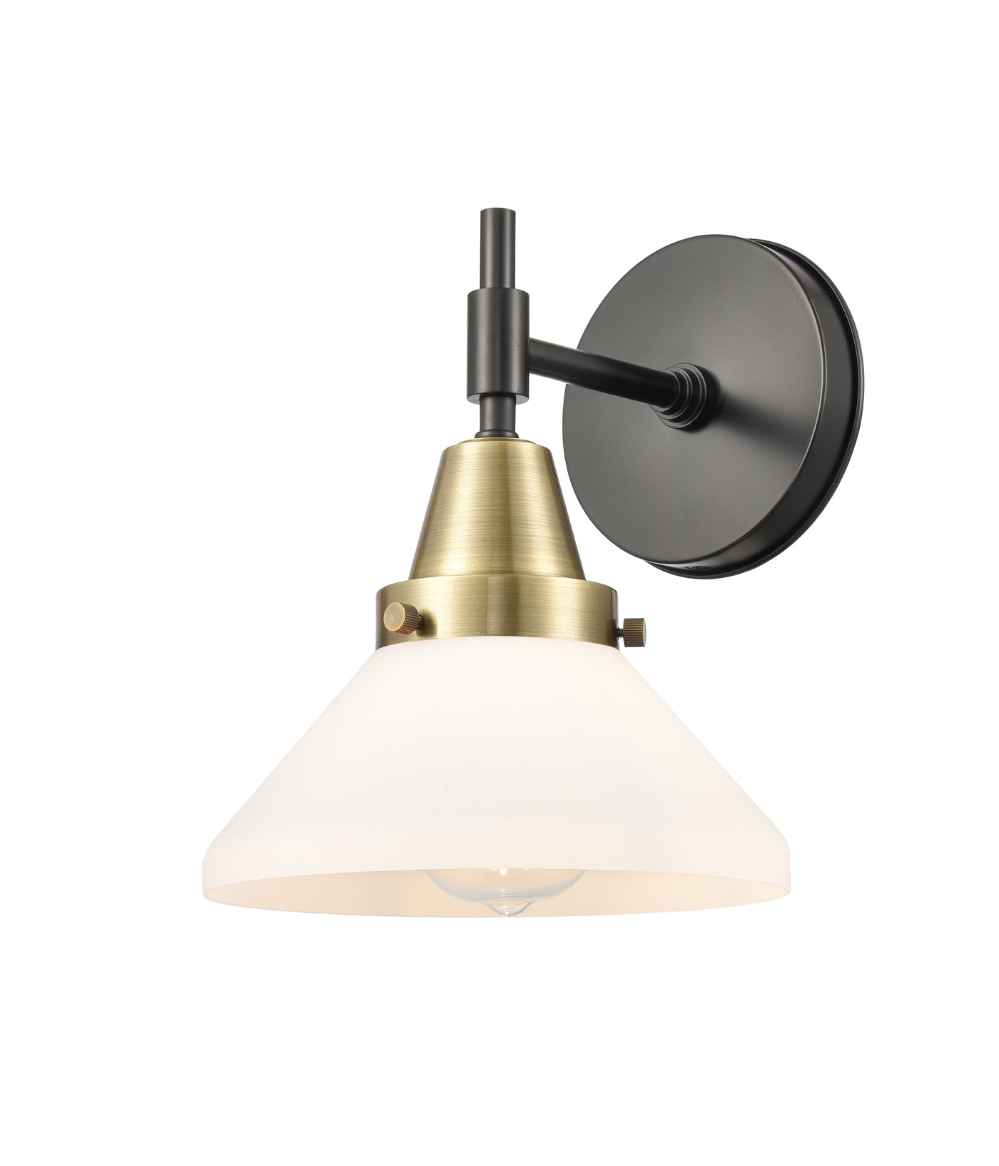 Caden Sconce Glass Steel 11.25 Inch