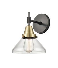 Caden Sconce Glass Steel 11.25 Inch