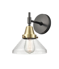 Caden Sconce Glass Steel 11.25 Inch