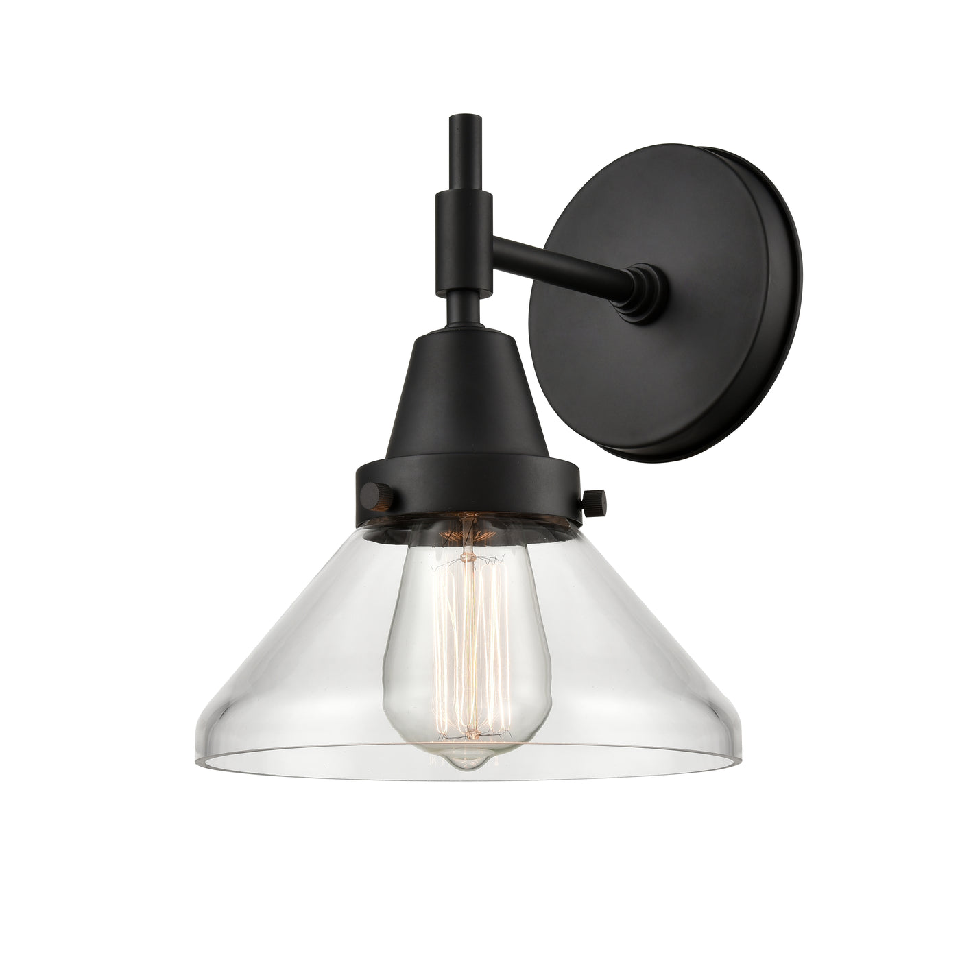 Caden Sconce Glass Steel Dimmable 11 Inch