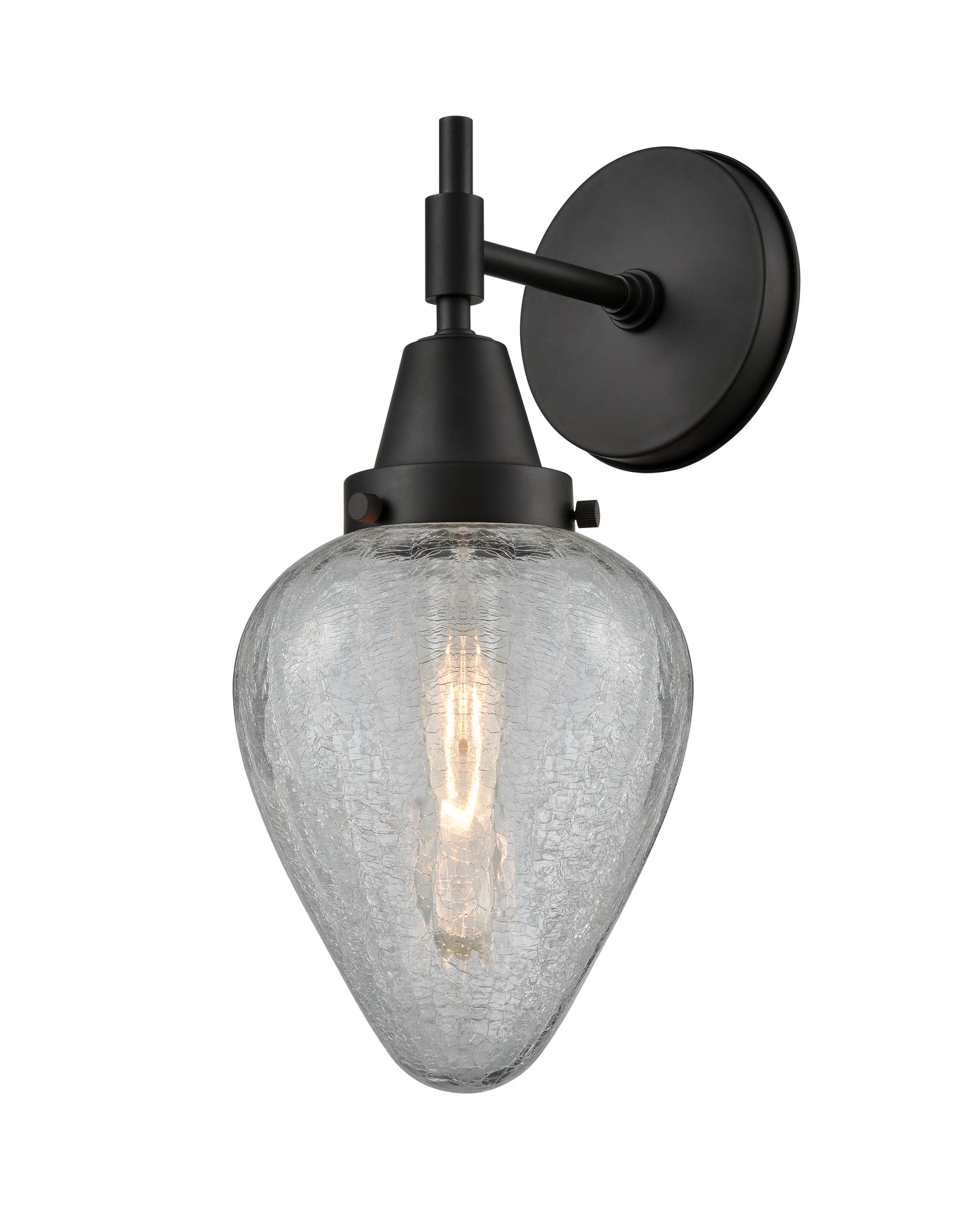 Caden Sconce Glass Steel Dimmable 12 Inch