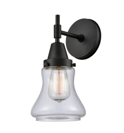 Caden Sconce Glass Steel Industrial