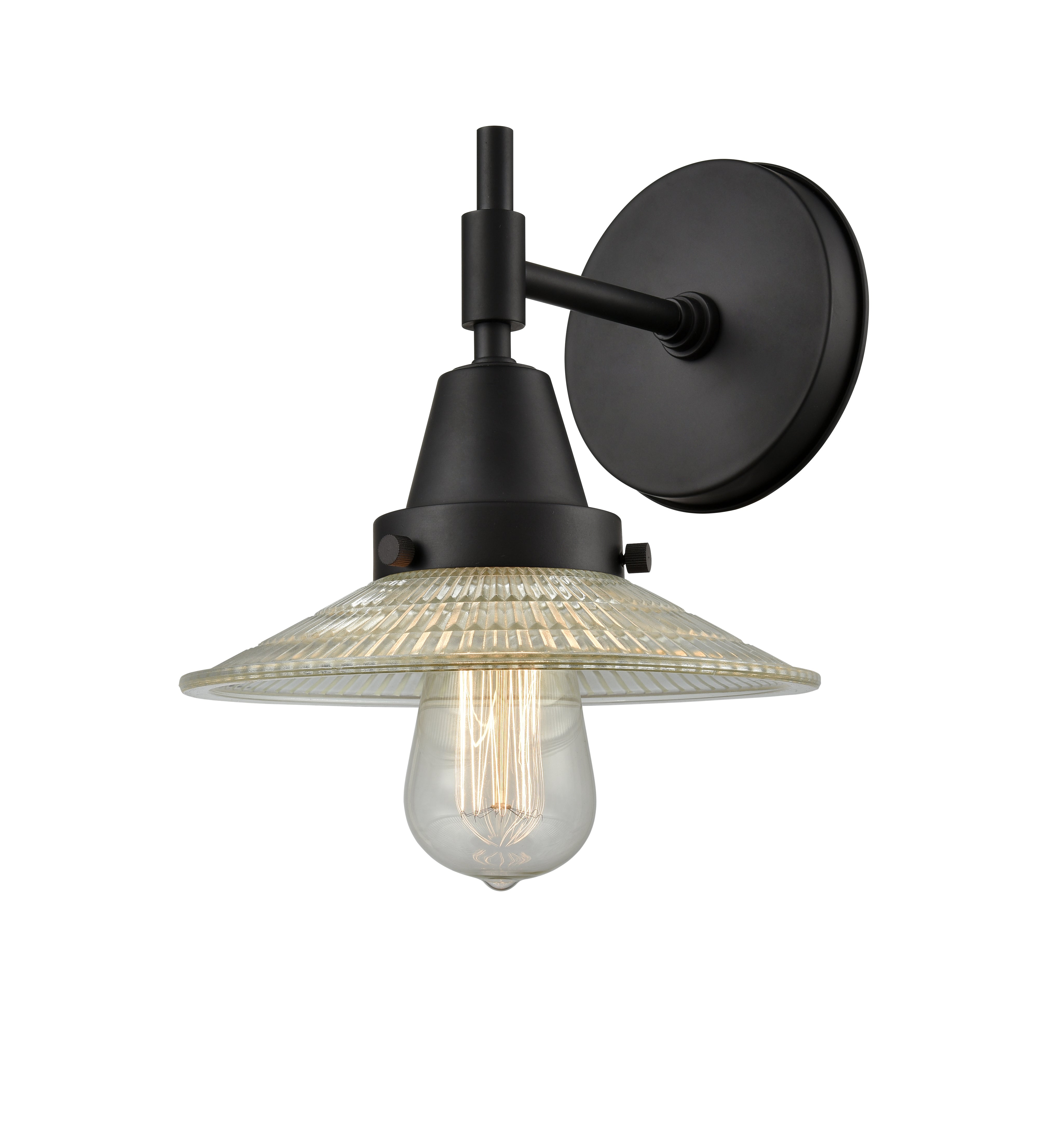 Caden Sconce Steel Glass 10.5 Inch
