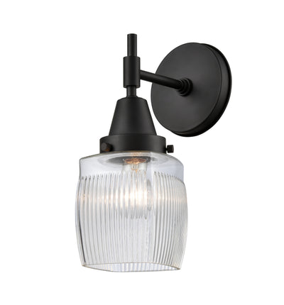 Caden Sconce Glass Steel 6 Inch Width