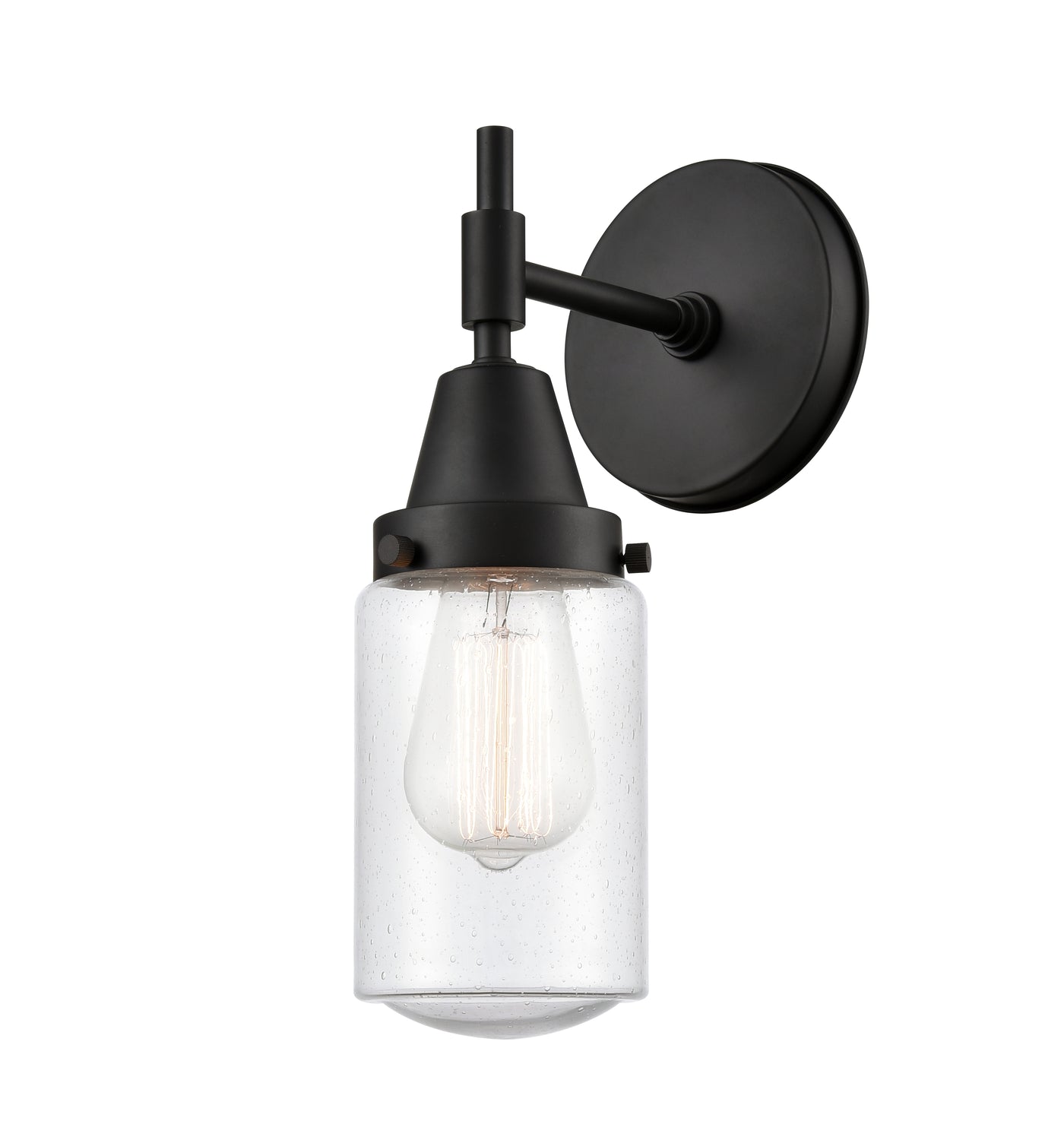 Caden Sconce Glass Steel Dimmable