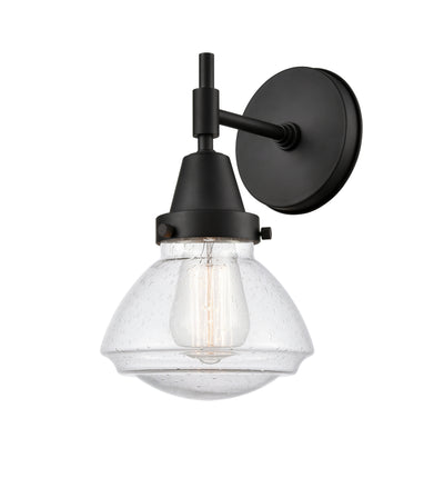 Caden Sconce Glass Steel Dimmable