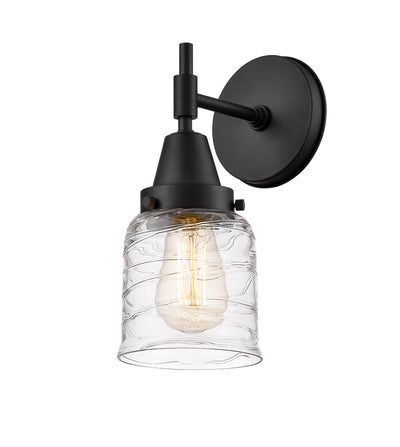 Caden Sconce Glass Steel 11 Inch
