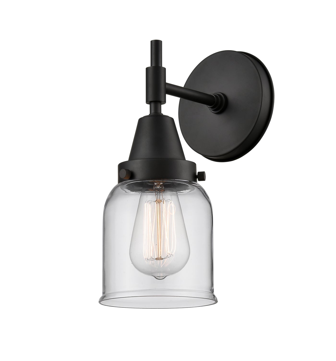 Caden Sconce Glass Steel Dimmable 8 Inch