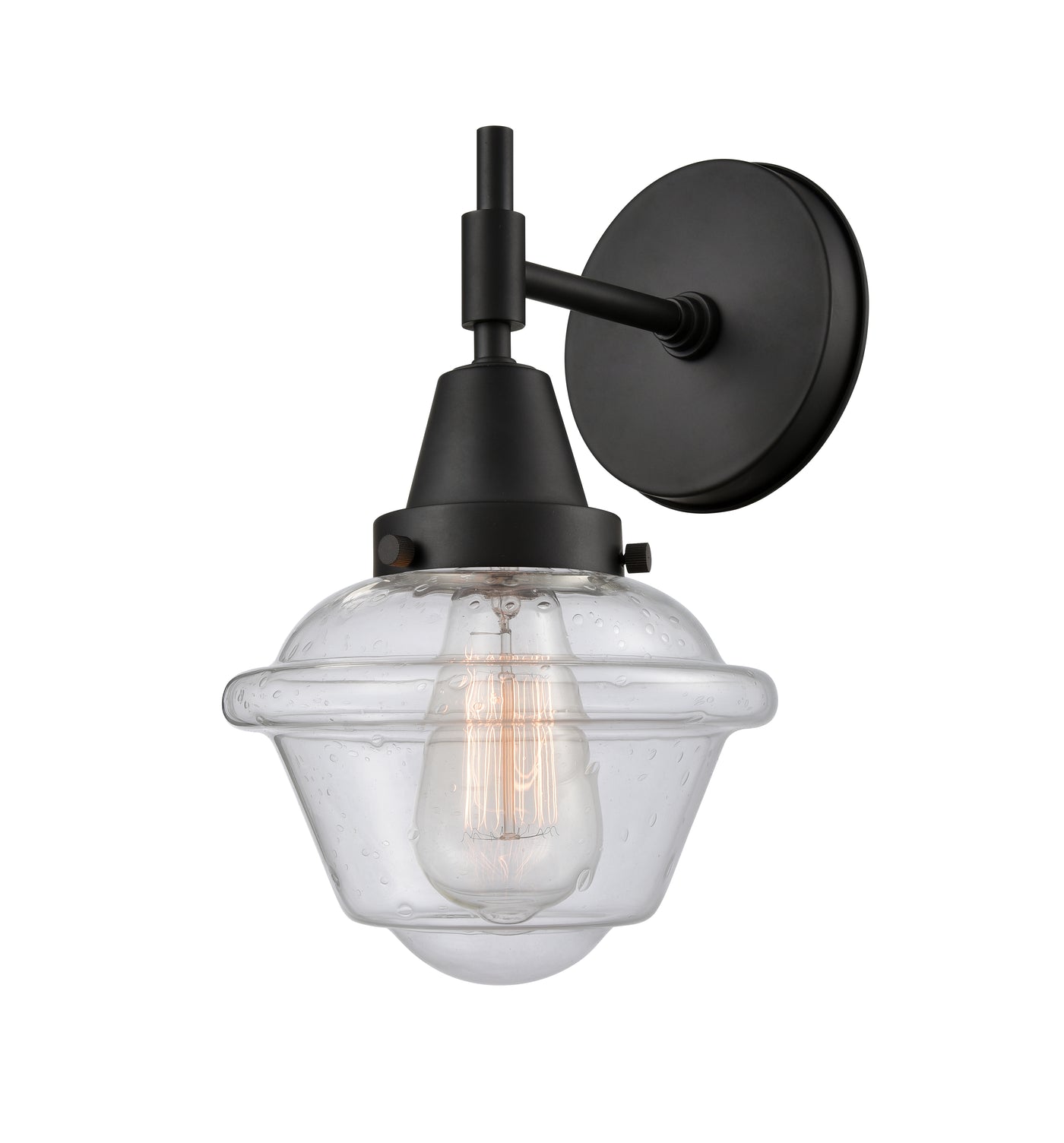 Caden Sconce Glass Steel 11 Inch