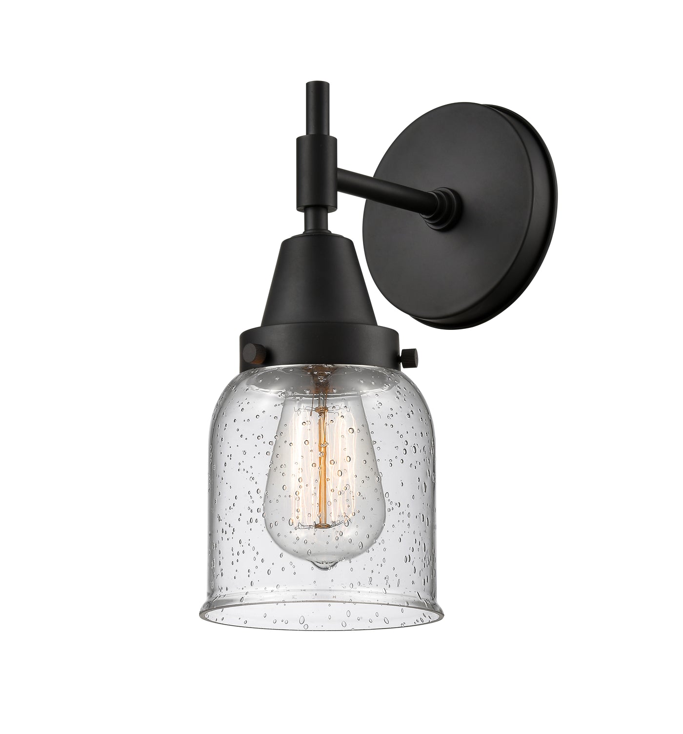Caden Sconce Glass Steel Dimmable 8 Inch