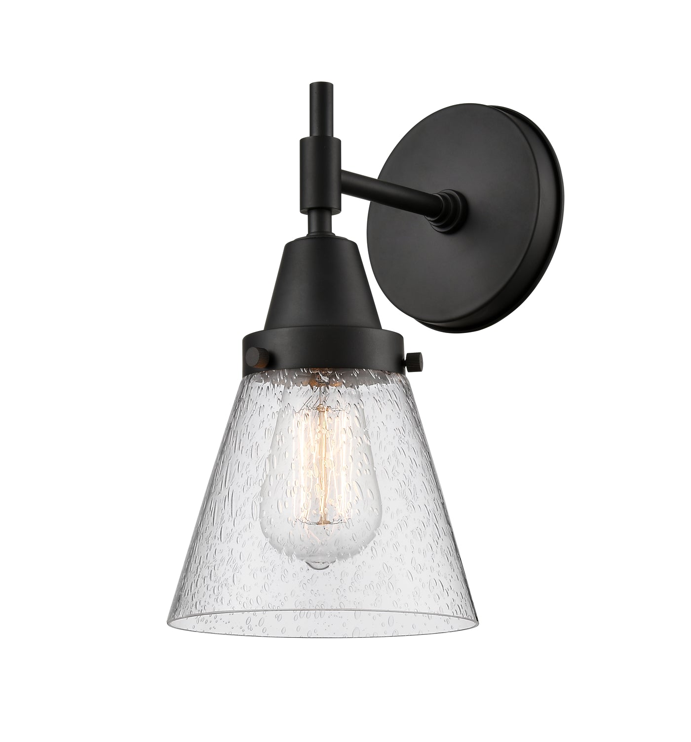 Caden Sconce Glass Steel Dimmable 11 Inch