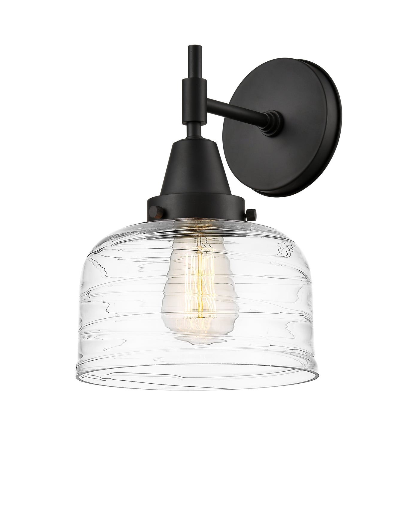 Caden Sconce Glass Steel Dimmable