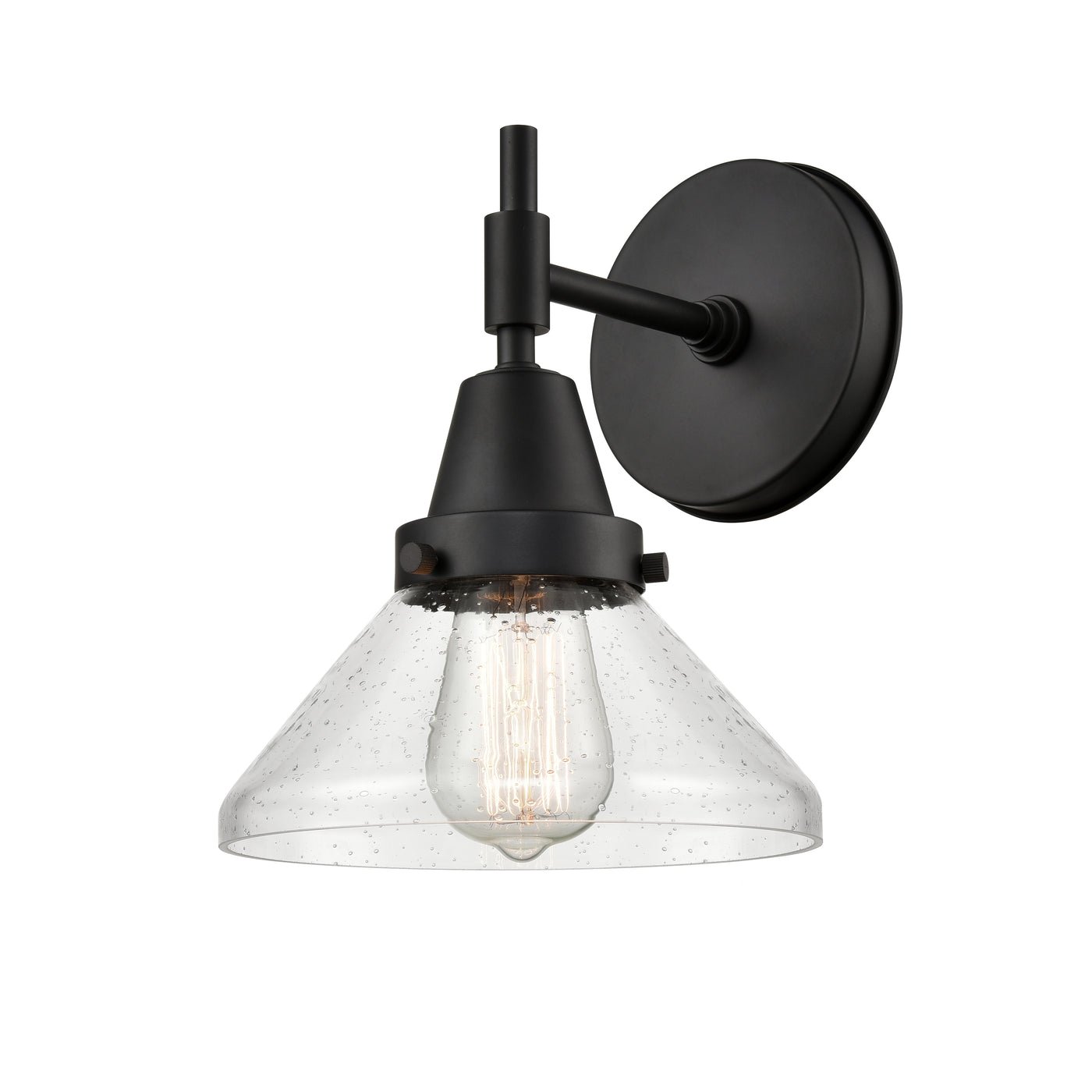 Caden Sconce Glass Steel Dimmable 11 Inch
