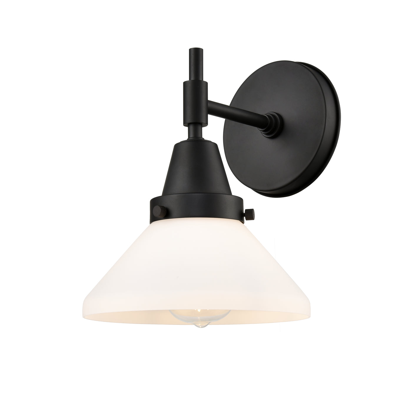Caden Sconce Glass Steel Dimmable 11 Inch