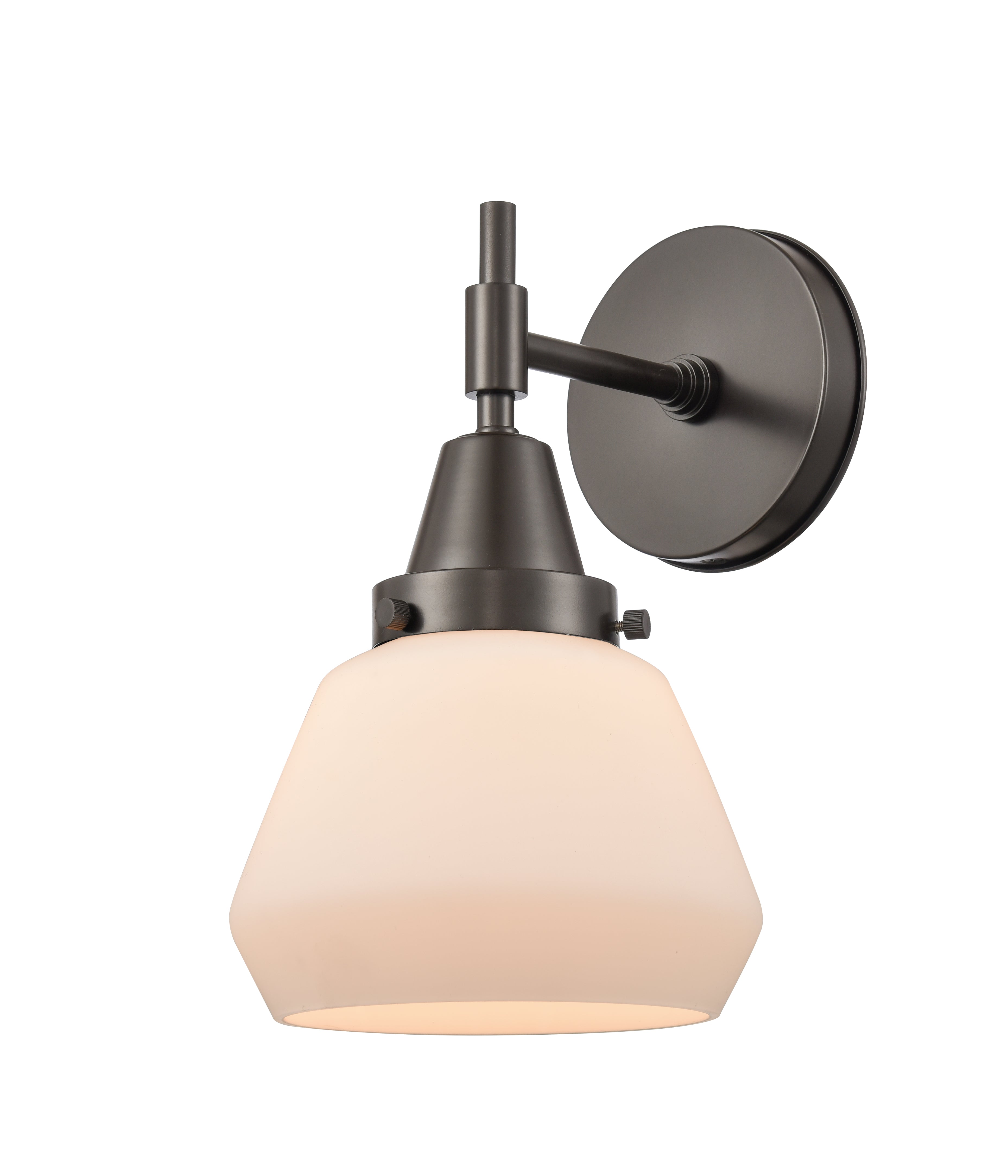 Caden Sconce Glass Steel 14 Inch