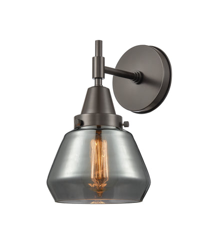 Caden Sconce Glass Steel 14 Inch