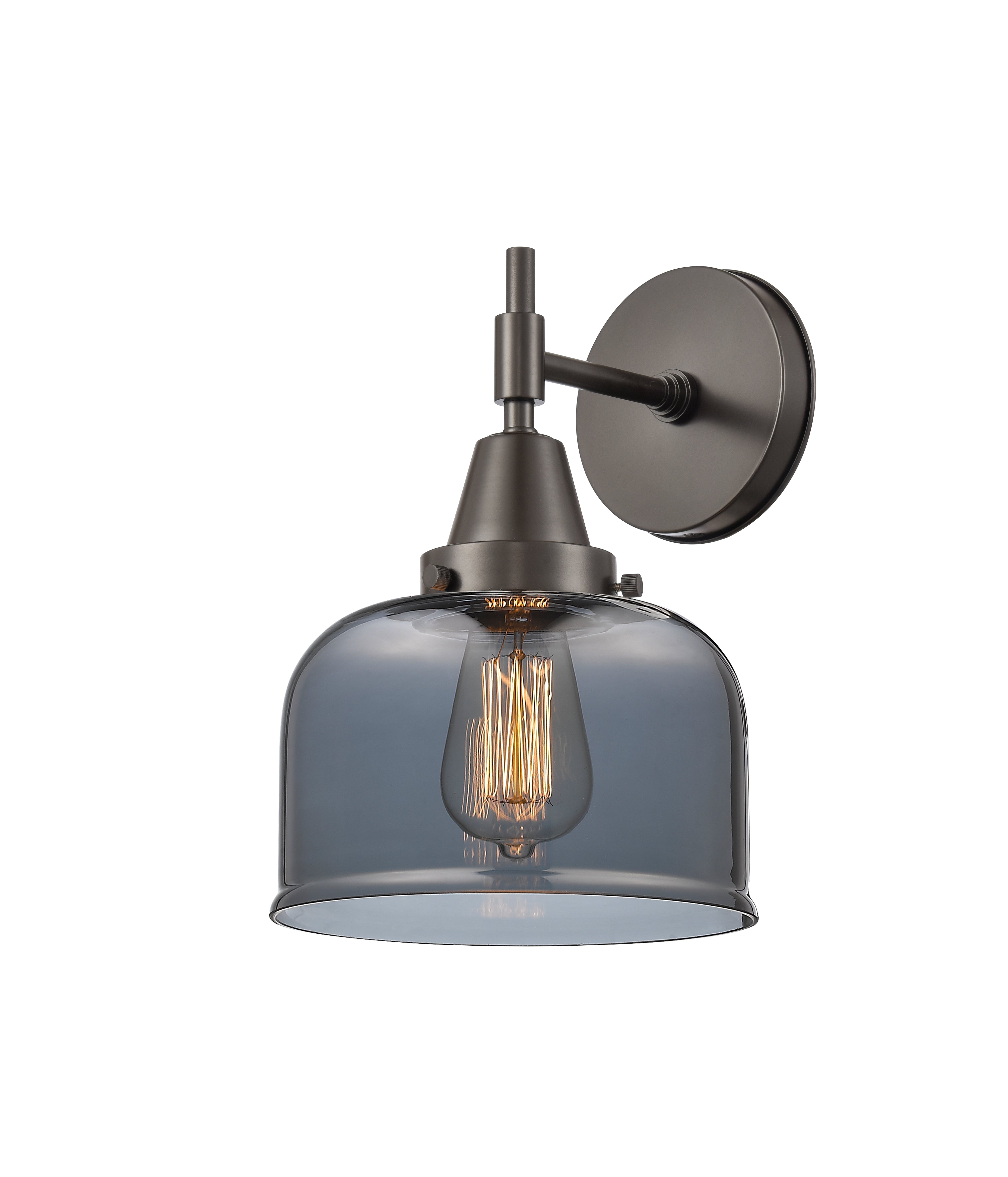 Caden Sconce Glass Steel 11 Inch