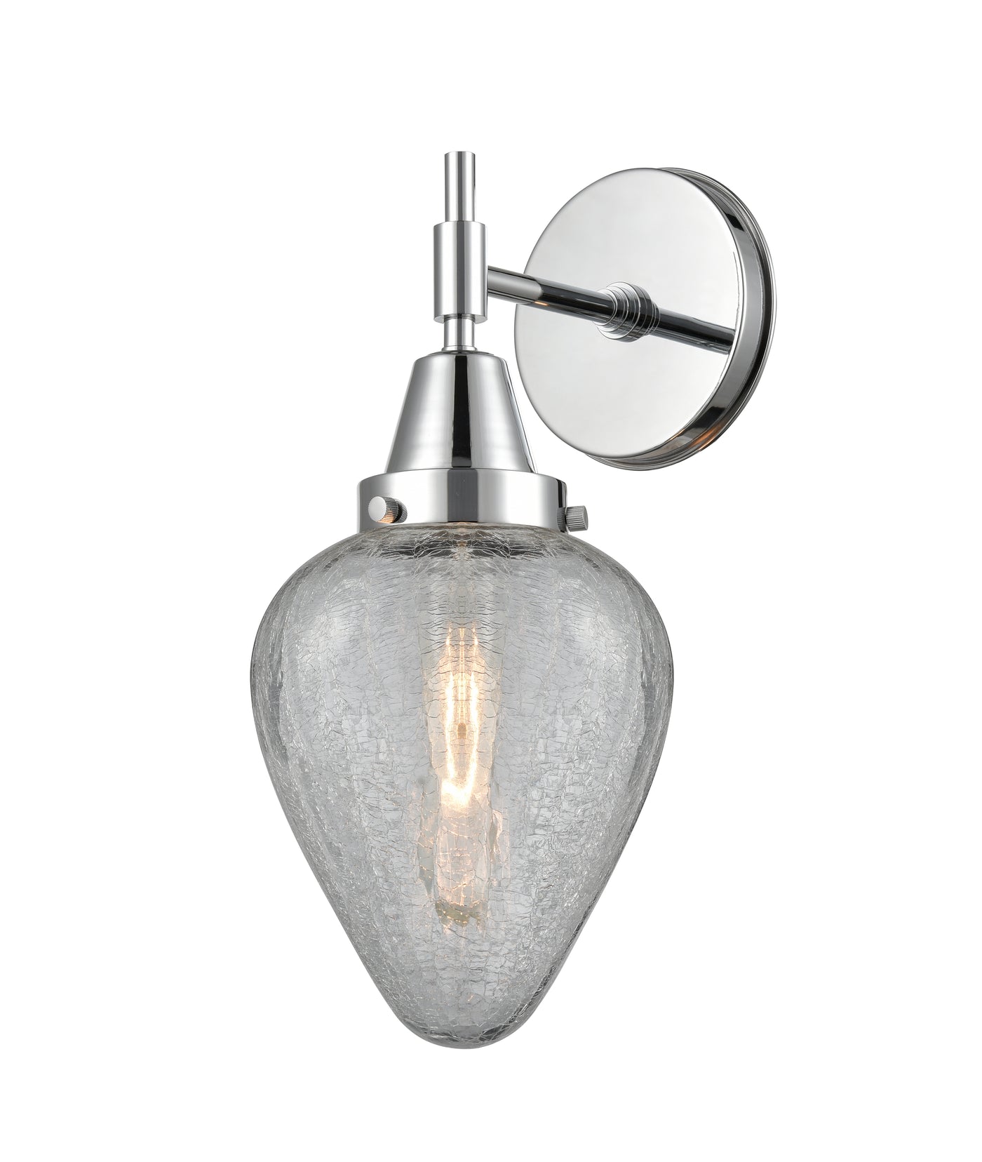 Caden Sconce Glass Steel Dimmable