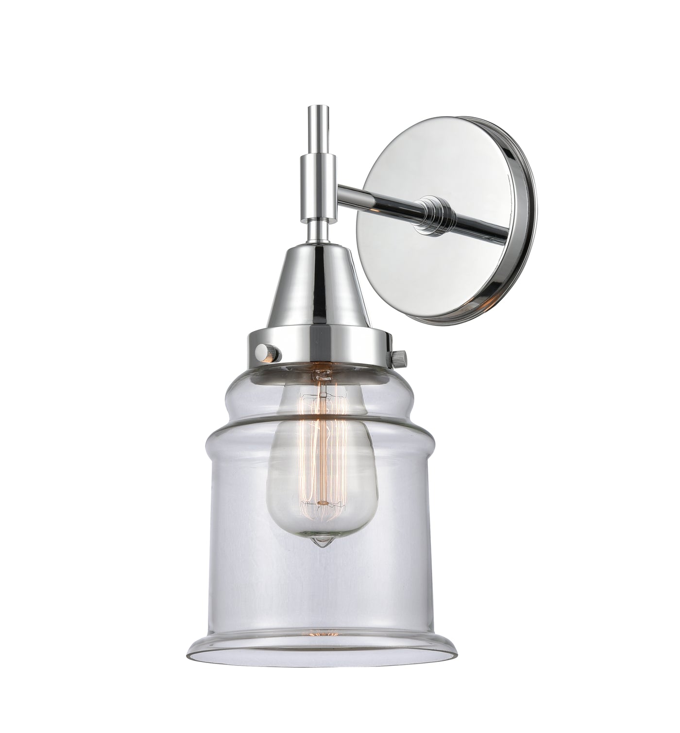 Caden Sconce Glass Steel Dimmable