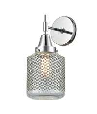 Caden Sconce Glass Steel 11.5 Inch