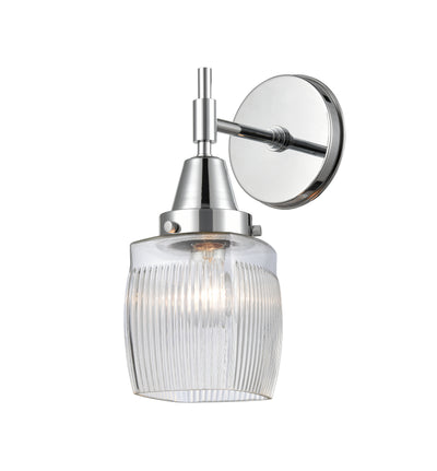 Caden Sconce Glass Steel 6 Inch Width