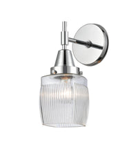 Caden Sconce Glass Steel Industrial Style