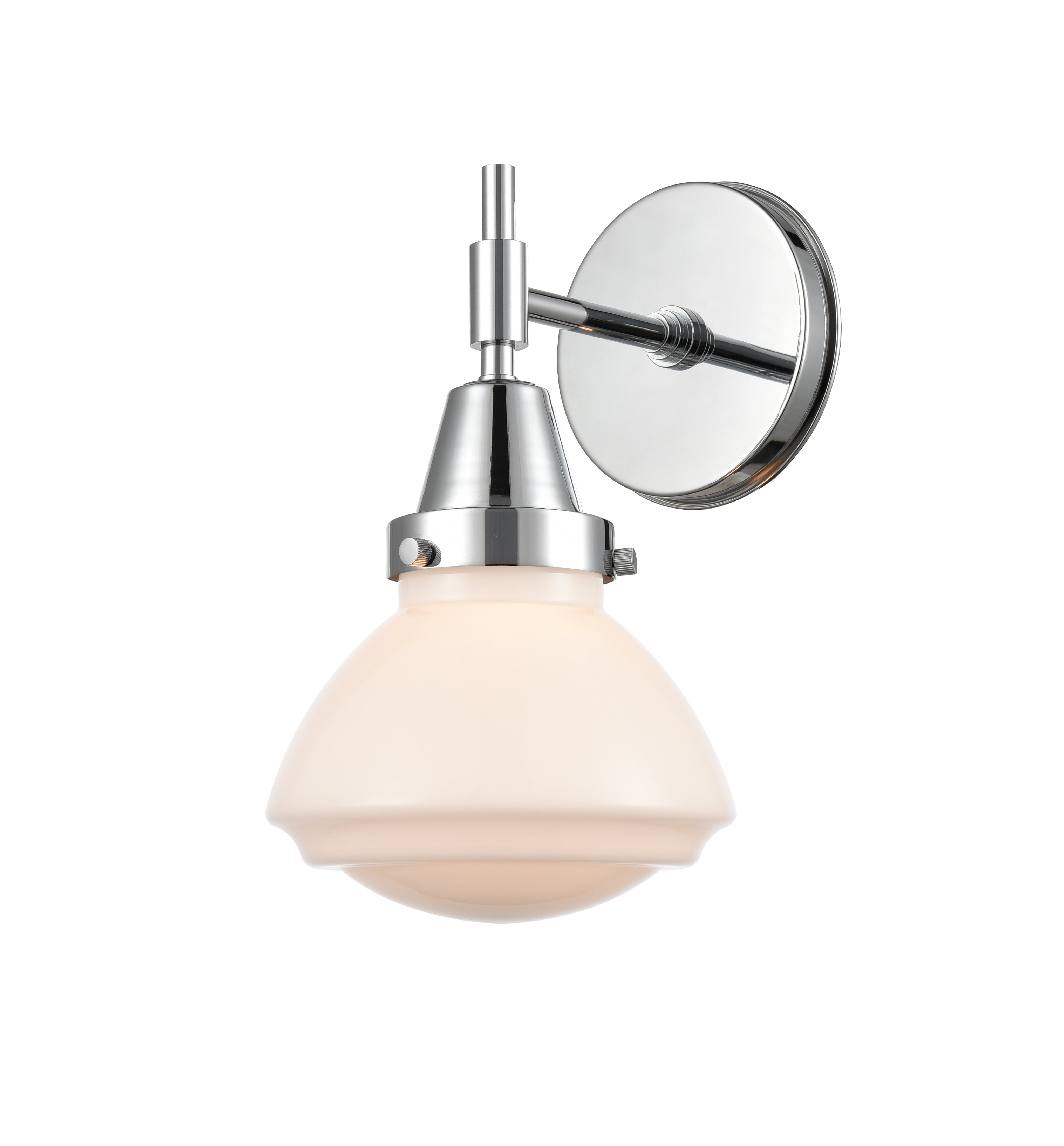 Caden Sconce Glass Steel Industrial Style