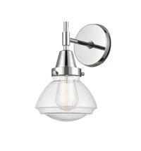 Caden Sconce Glass Steel Dimmable