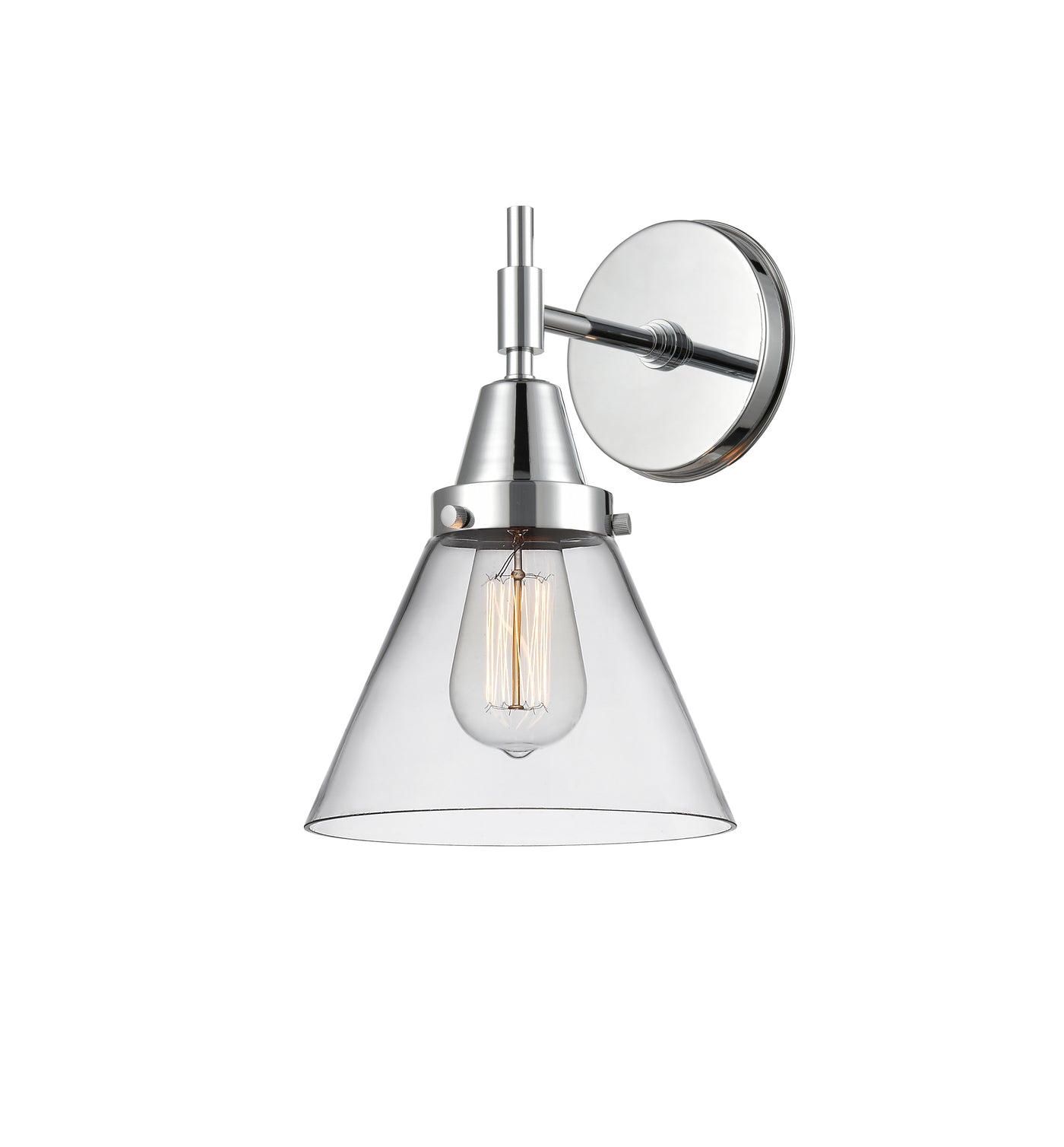 Caden Sconce Glass Steel Modern Design
