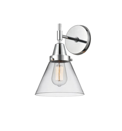 Caden Sconce Glass Steel Dimmable