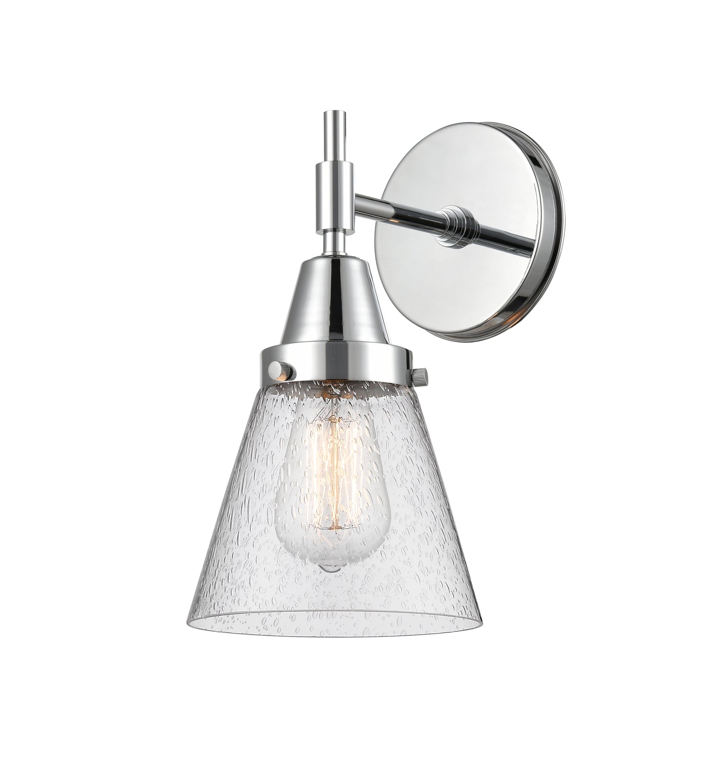 Caden Sconce Glass Steel Dimmable 11 Inch