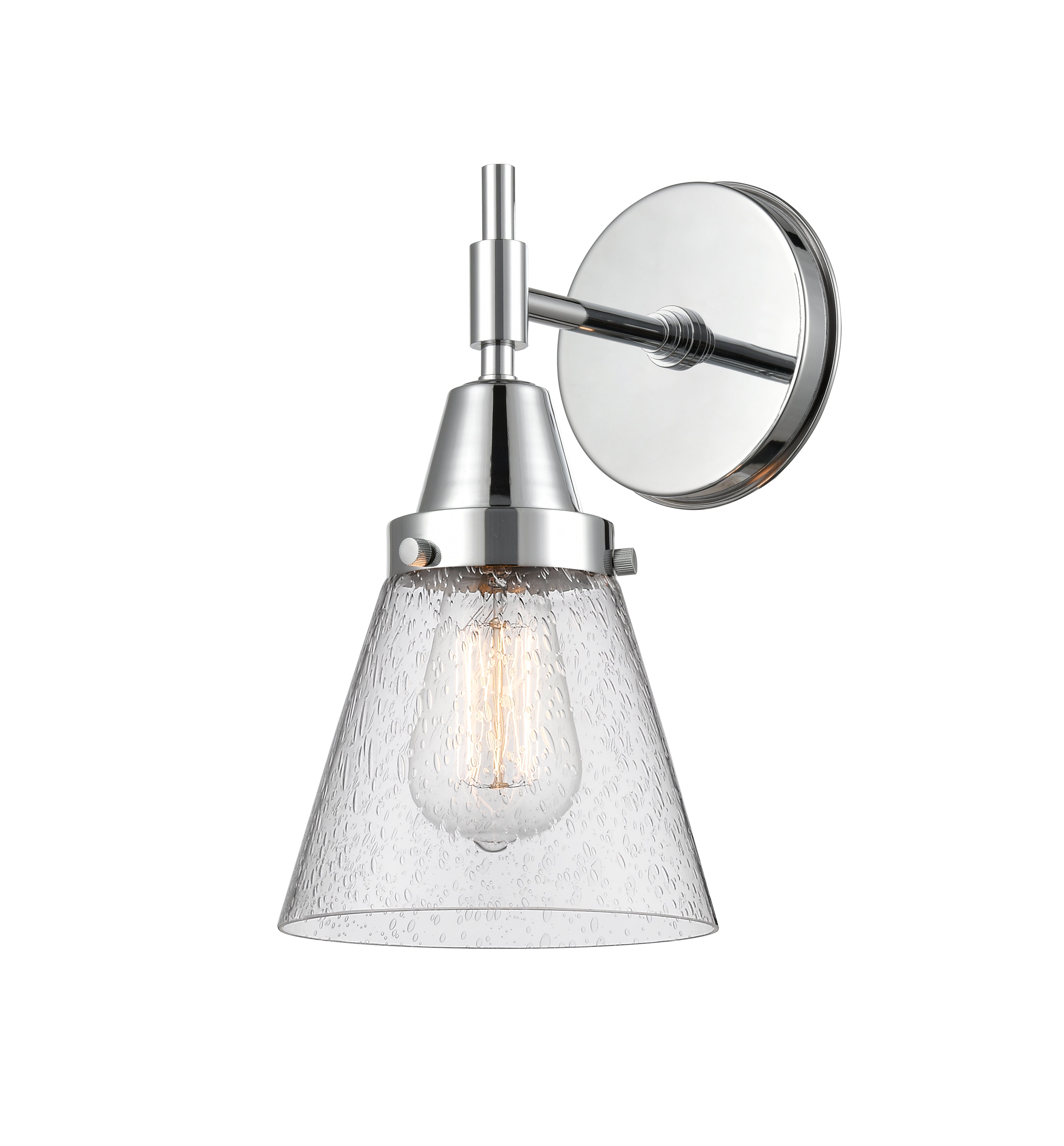 Caden Sconce Glass Steel Dimmable 11 Inch