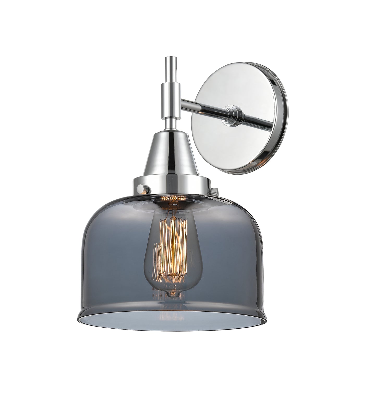 Caden Sconce Glass Steel Industrial Design