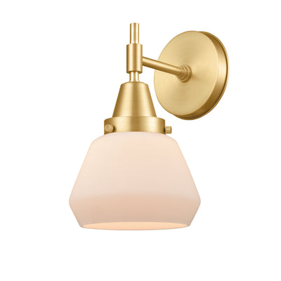 Caden Sconce Glass Steel 10.5 Inch Height