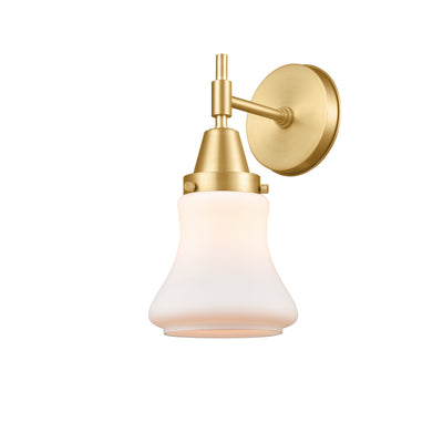 Caden Sconce Glass Steel Industrial
