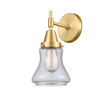 Caden Sconce Glass Steel Industrial