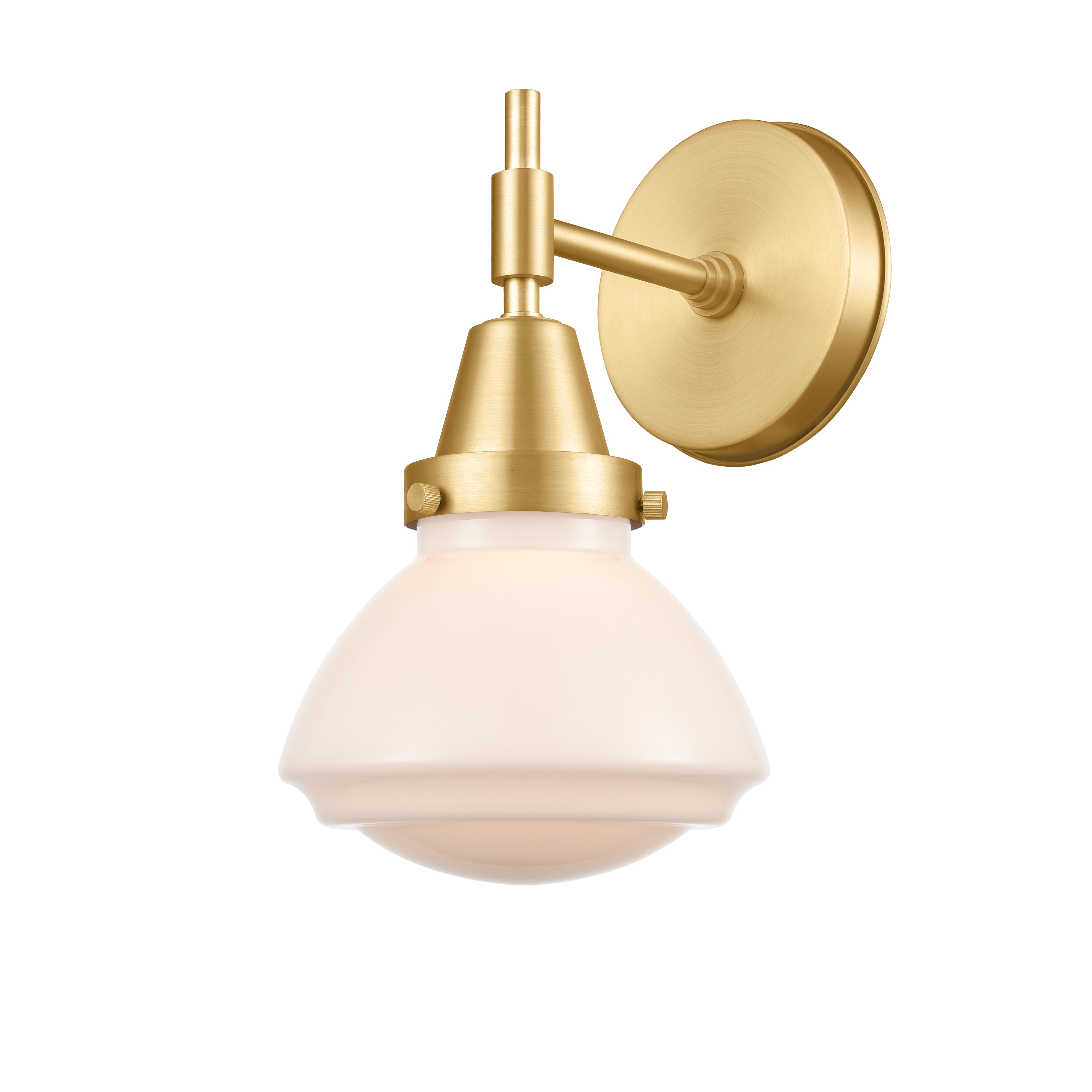 Caden Sconce Glass Steel Dimmable