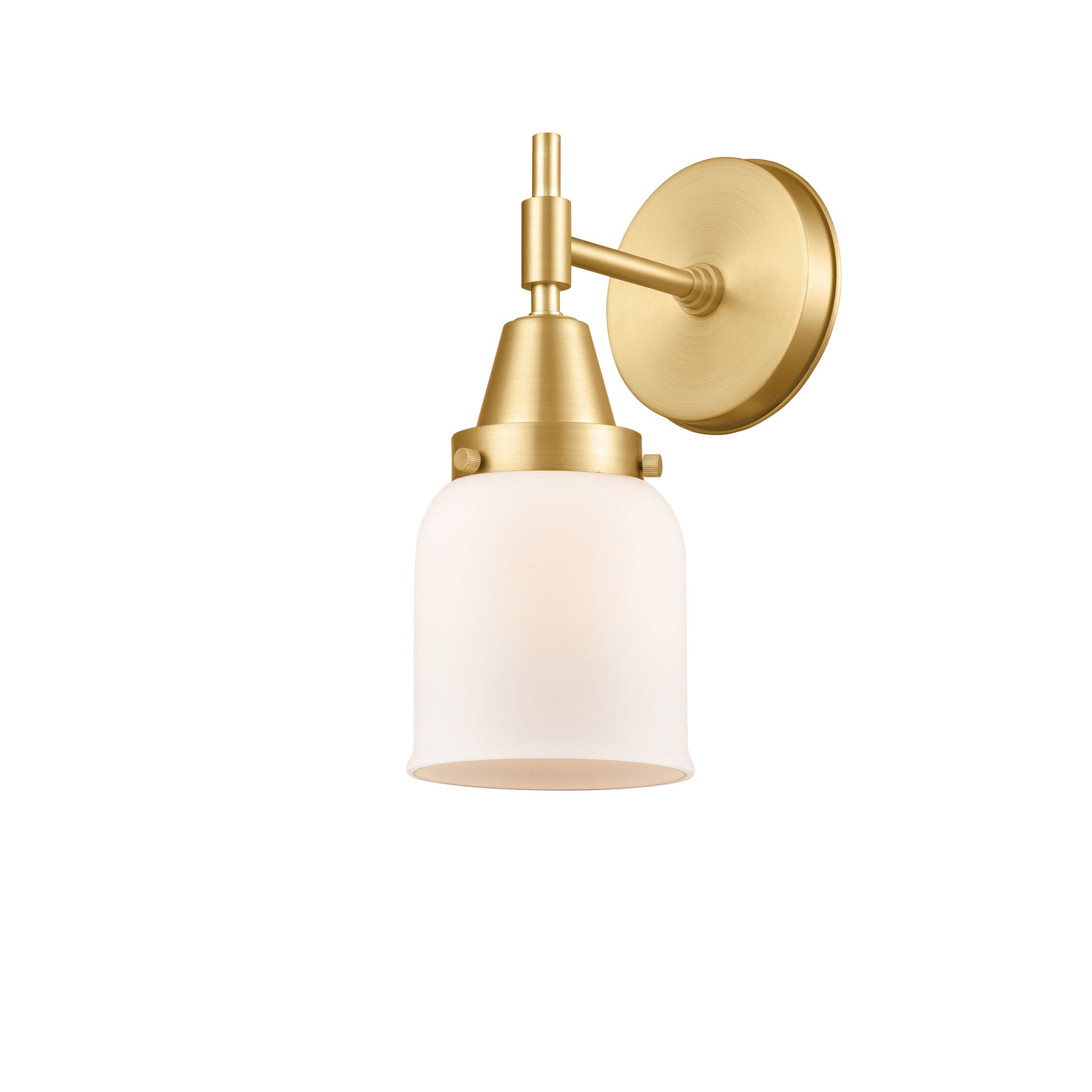 Caden Sconce Glass Steel Dimmable 8 Inch