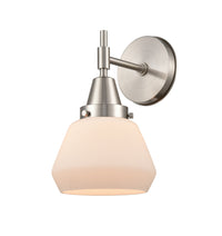 Caden Sconce Glass Steel 14 Inch
