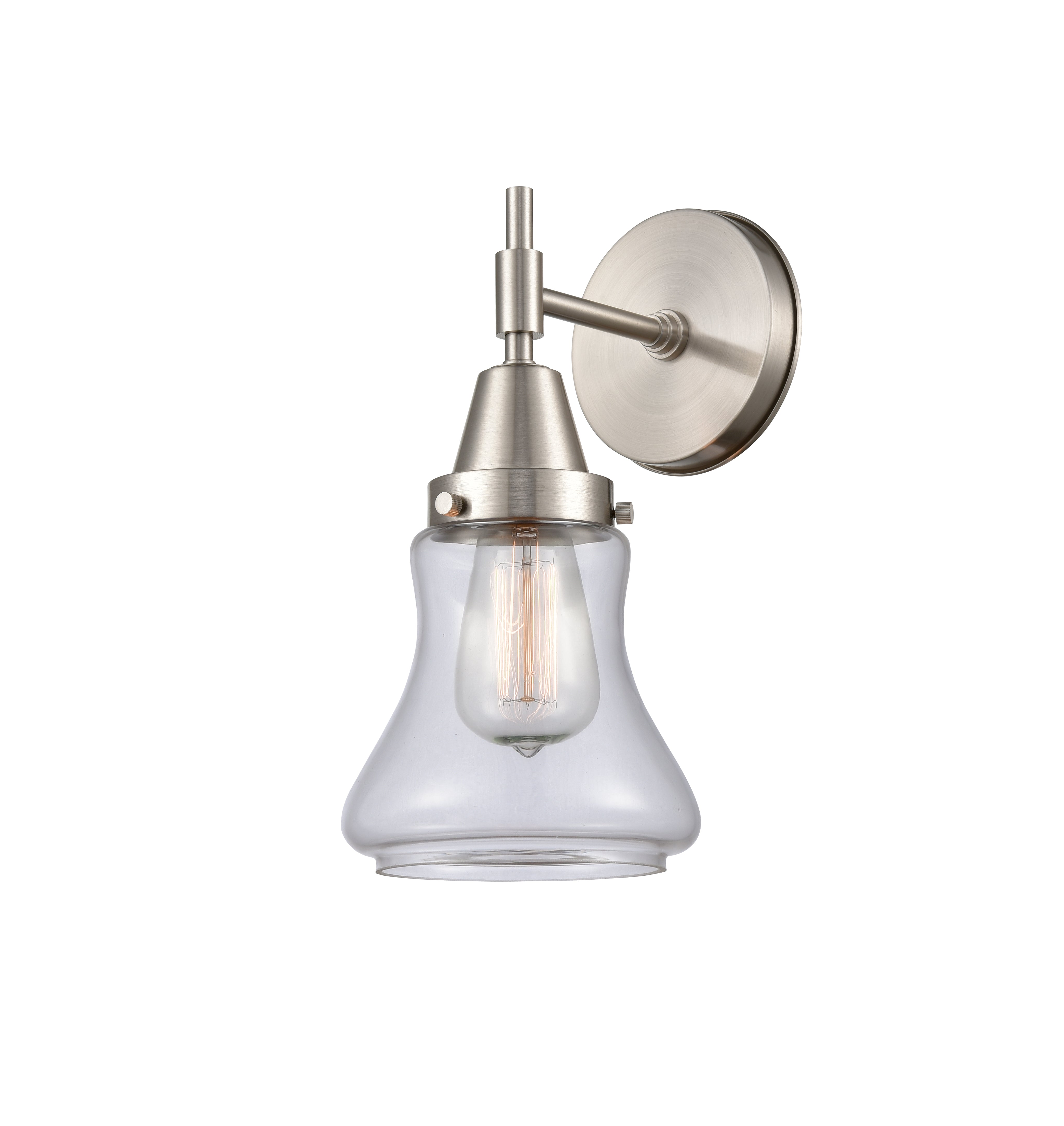 Caden Sconce Glass Steel Industrial