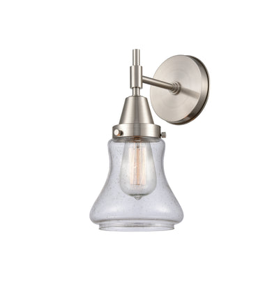 Caden Sconce Glass Steel Industrial
