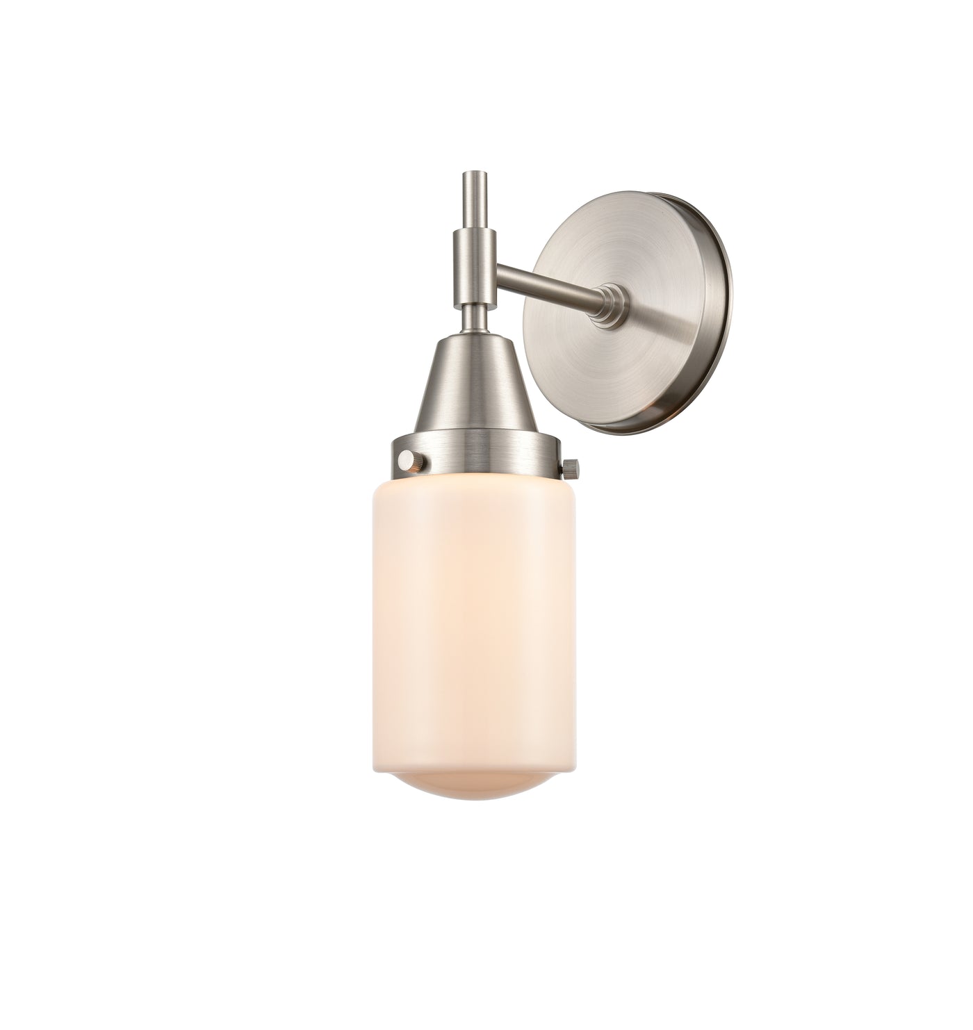 Caden Sconce Glass Steel Dimmable