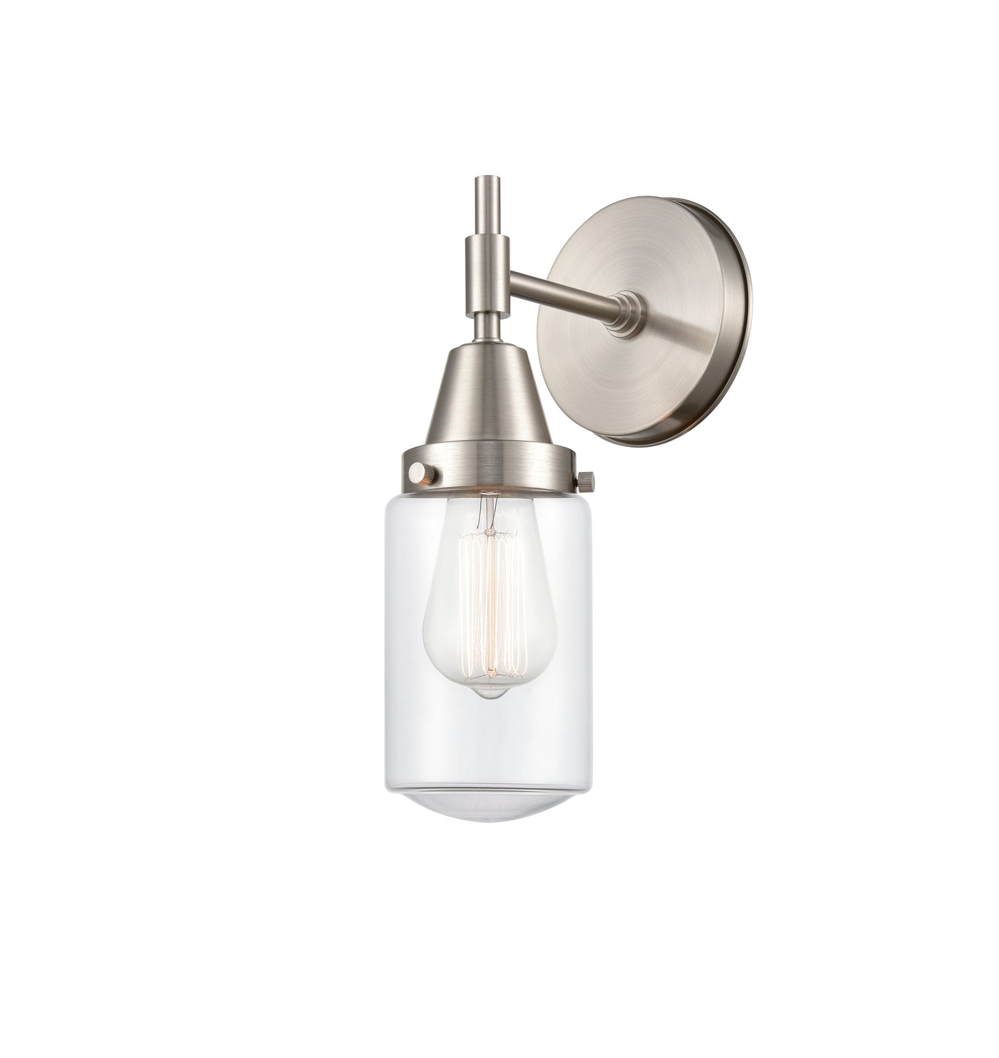 Caden Sconce Glass Steel Dimmable